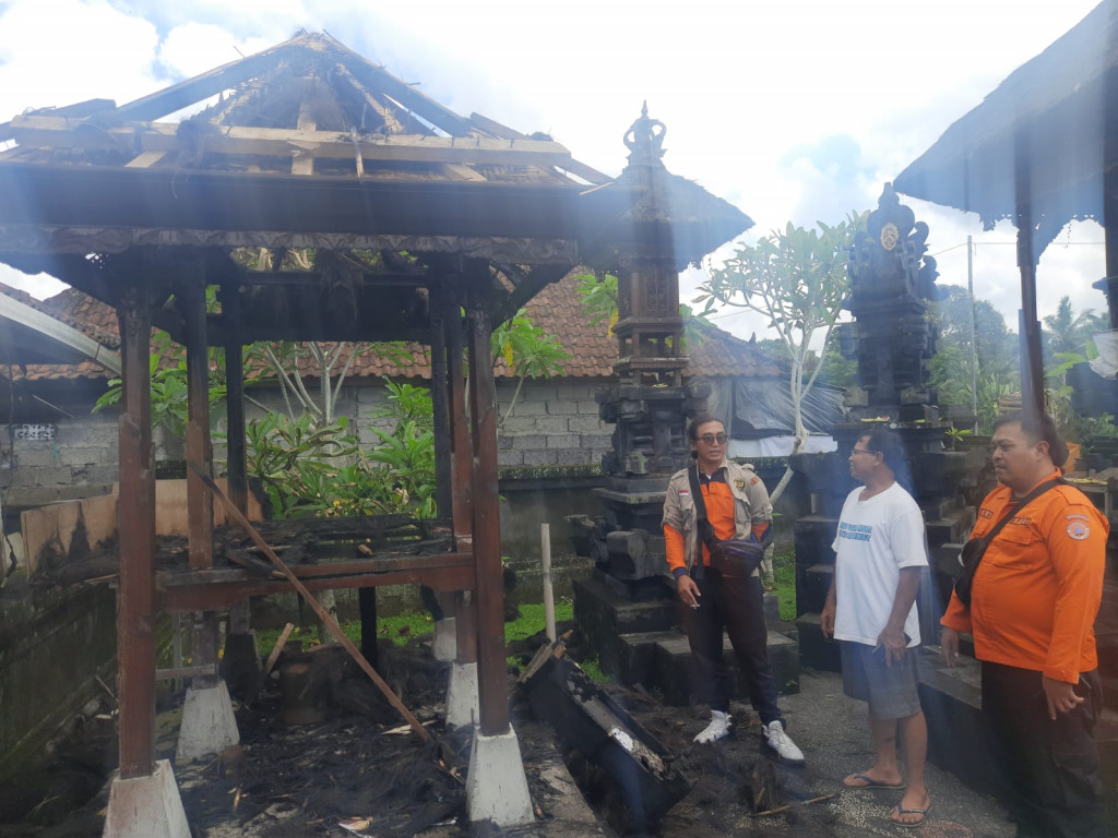 Kebakaran Piyasan di Banjar Getasan Kauh, Desa Getasan, Kecamatan Petang Tanggal 07 Desember 2023